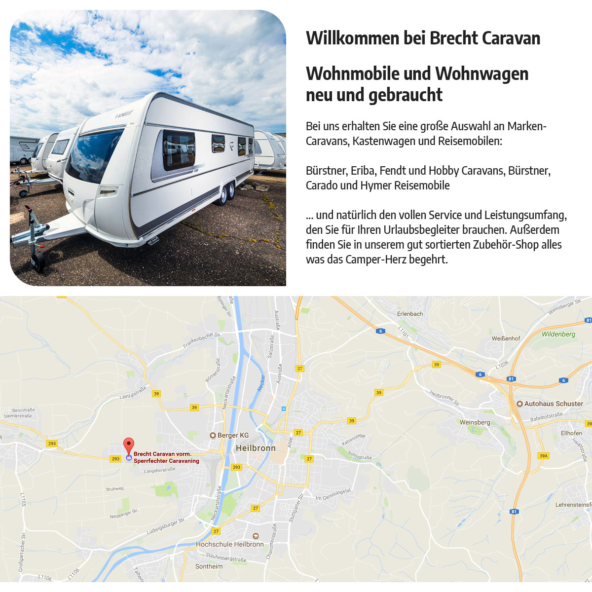 Brecht Caravan - Wohnwagen und Reisemobile